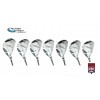 AGXGOLF LADIES MAGNUM XS SERIES #3, 4, 5, 6, 7, 8, 9 HYBRID IRONS SET: PETITE, REGULAR OR TALL LENGTHS, INCLUDES HEAD COVERS: Built in the USA! 